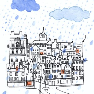 Edinburgh in the rain imagem 1