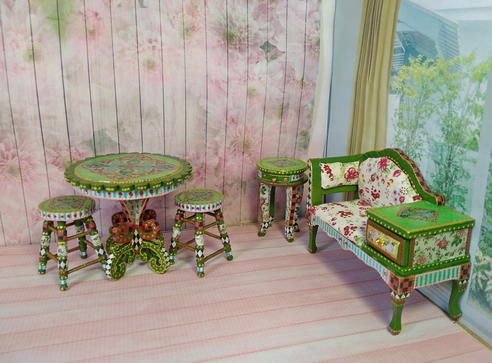 OlgaDollhouse Furniture for the dollhouse. A set of furniture Etsy