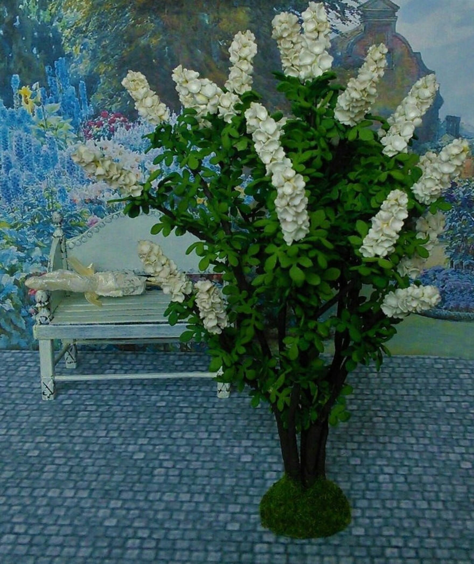 Tree for garden. Dollhouse Landscape. Miniature Dollhouse. Etsy