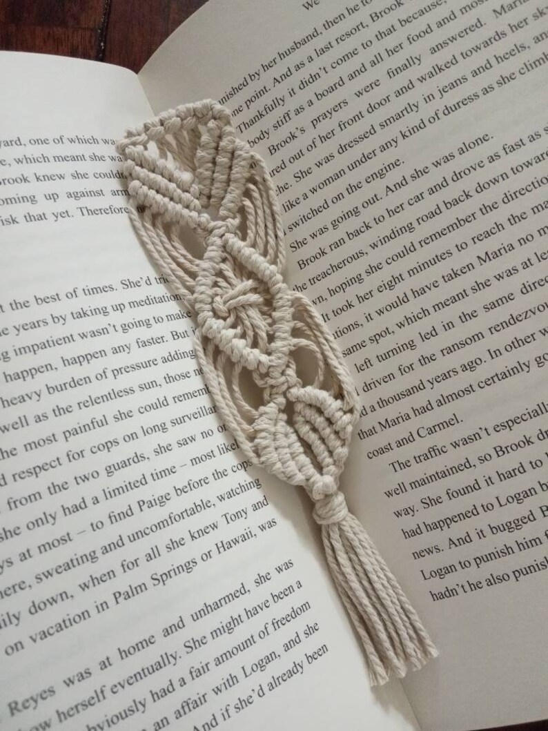 DIY Macrame bookmark craft kit adult craft kit knitting kit Etsy