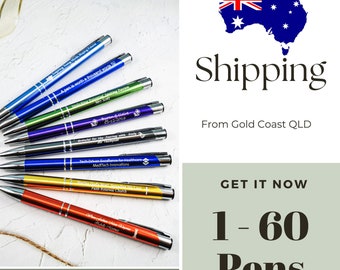 Custom Engraved Personalized Metal Pens wedding school gift Business Bombardier