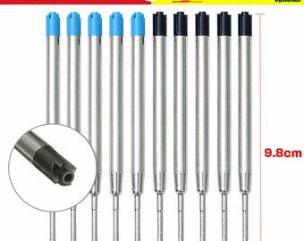 Black / Blue Ink Refills 1mm Compatible With Parker Pens Ball Point Refill