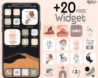 1800 High Resolution iOS Icons Pack Mega Bundle | iPhone IOS 14 App Aesthetic | Free Custom Icons | IOS14 Phone Home Screen Widget