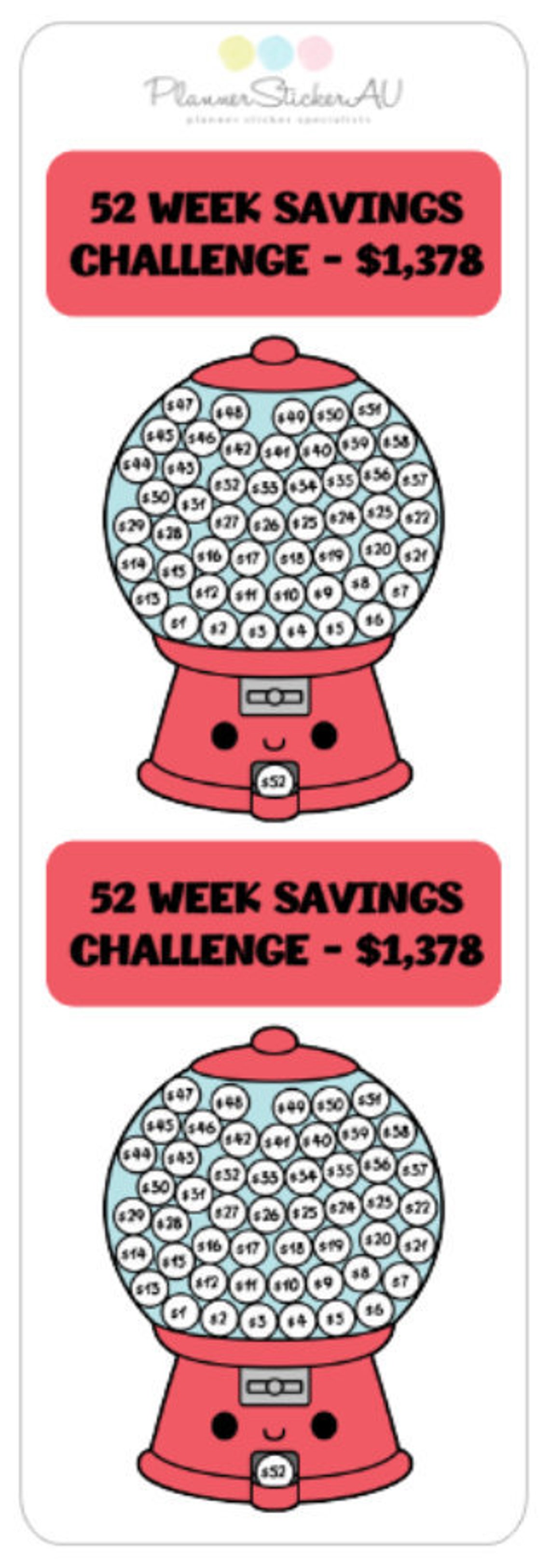 Mini Savings Challenge Free Printable Printable World Holiday