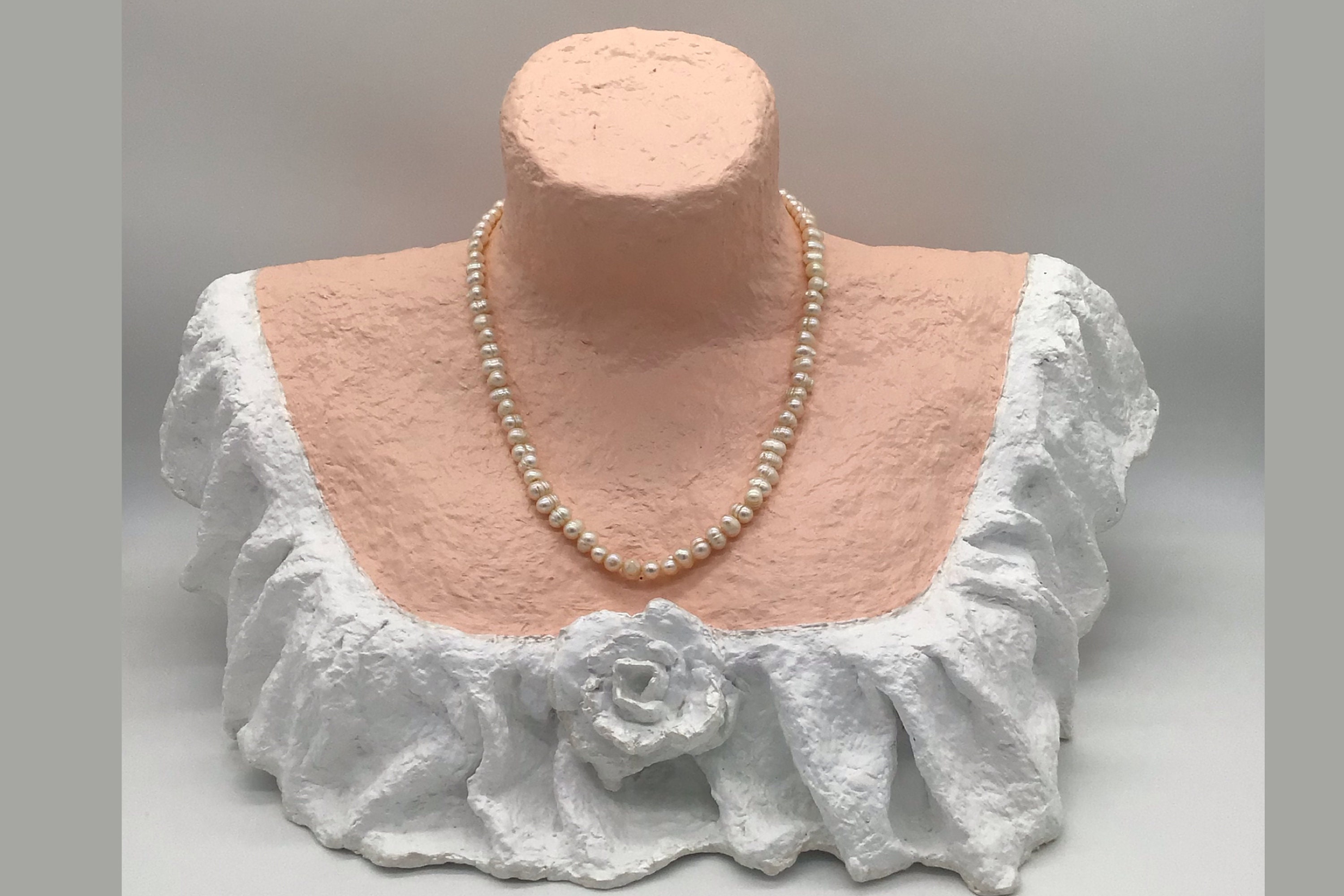 Jewelry wedding display necklace display bust jewelry Etsy
