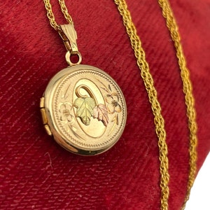 Locket Black Hills Gold Etsy Canada