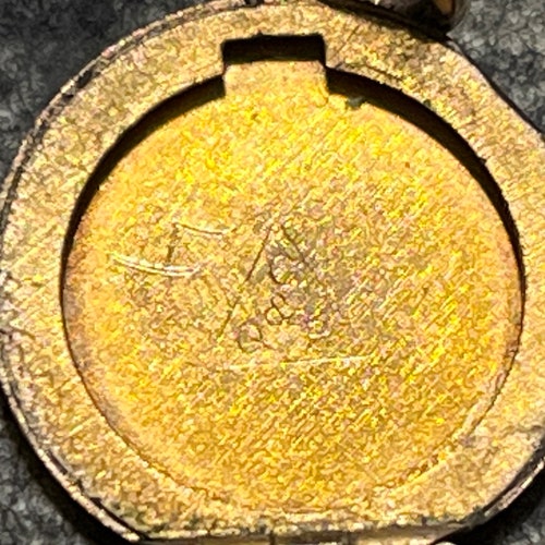 Vintage Jacoby Bender Gold Filled Locket Bracelet - Round Charm on Double Link Chain - Estate Jewelry Ca 1930-1940s Hallmarked sales JB