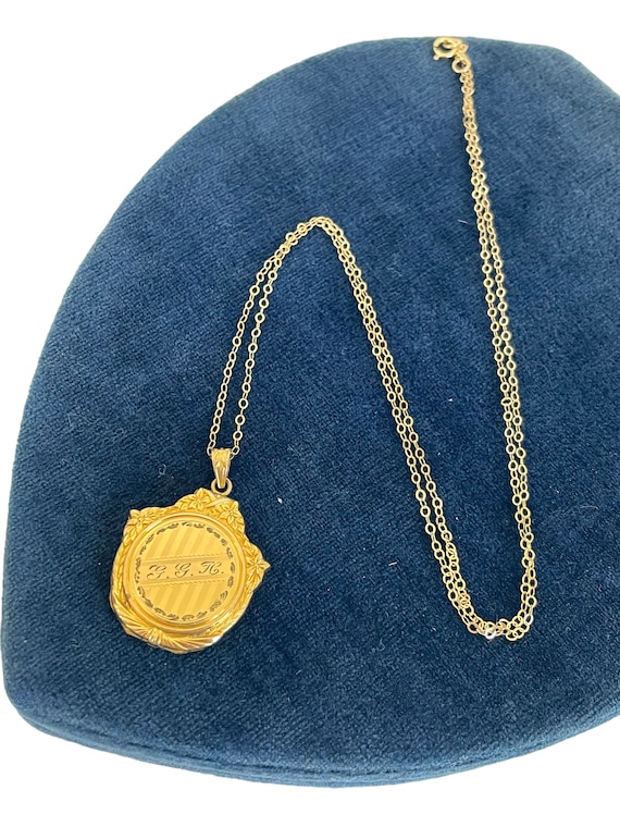 Hayward 12K Gold Filled Locket Necklace - on 14K G
