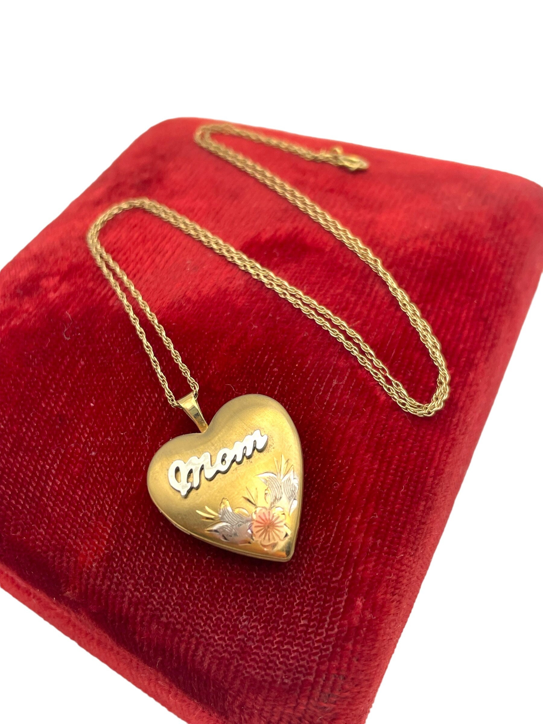14k ppc heart locket discount