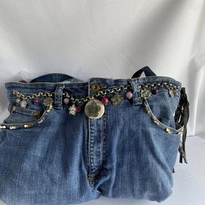 Geüpcycled denim handtas