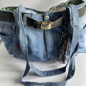 Upcycled denim bag