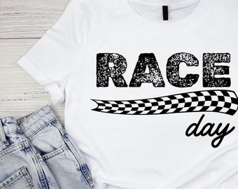 Race Day - SVG & PNG file Digital Download