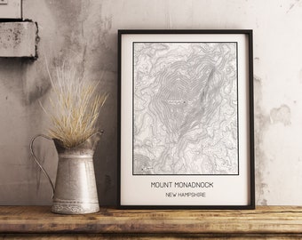 Mount Monadnock Topographic Map