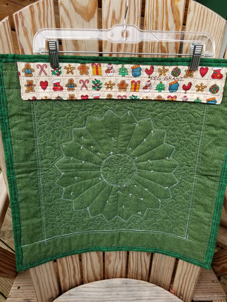 Christmas wallhanging quilt Christmas wall quilt Christmas Etsy