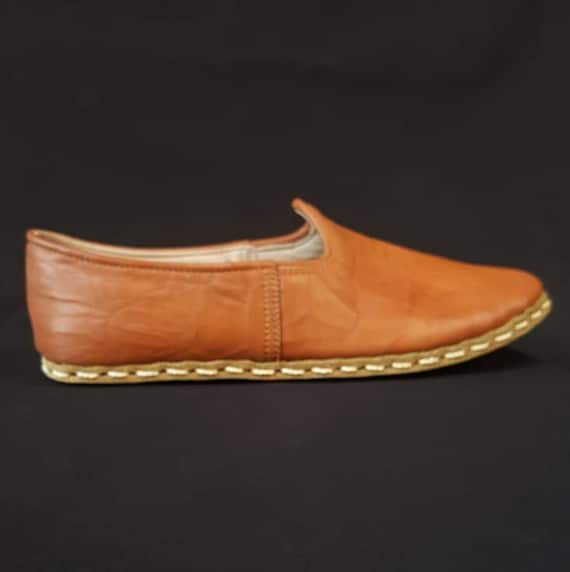 Barefoot Leather Shoes | Soft Leather Minimalist Shoes | Zero Drop Flexible Sole | Handmade Turkish Shoes | Natural Leather Flats