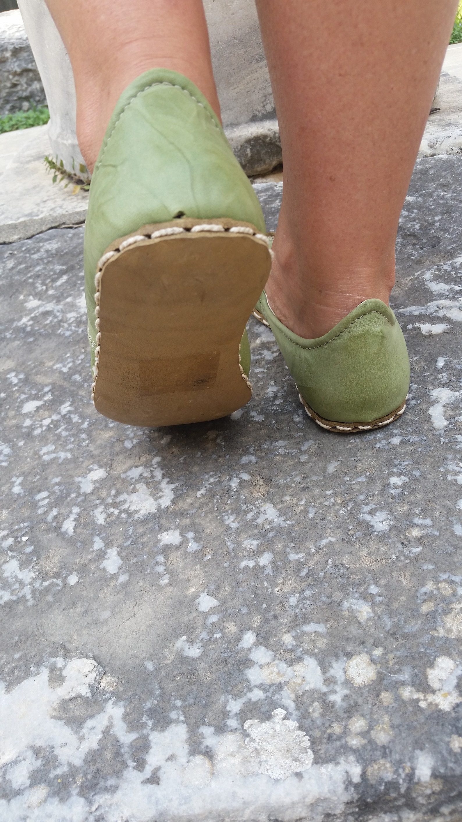ballet flat  handcrafted leather | renaissance | medieval slipper | driving shoe | lady janes | on my feet all day | no smell |