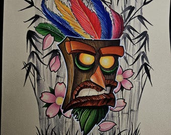 Uka Uka & Aku Aku( Crash Bandicoot) - Etsy