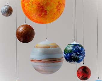 Solar system 手作り モビール 惑星 オーセンティックモデルズ 太陽系