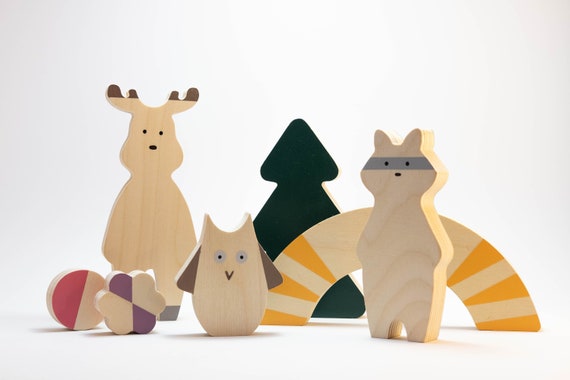 forest animal figurines