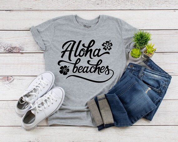 Aloha Beaches Shirt. Aloha Beaches Tee 