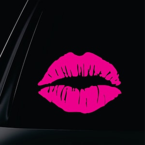 Kiss Mark Lips #DD Vinyl Decal
