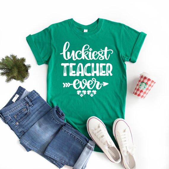 Luckiest Music Teacher Ever Shamrock St Patrick's Day T-Shirt Luckiest Music Teacher Ever Shamrock St Patrick's Day T-Shirt