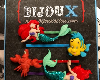 Animated Collection - Hair Accessories - Ariel and Friends