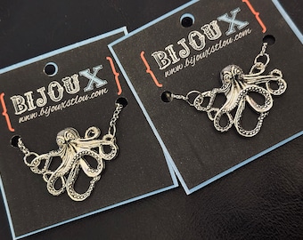 Pendant Necklaces - Octopus