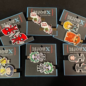 Resin Collection - Hair Accessories - Movie Characters
