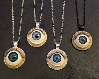 Eyeball Collection - Sculpted Ivory, Olive - Small Round