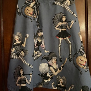 Pin-Up Collection - Clothing - Skirt - Goth Ladies