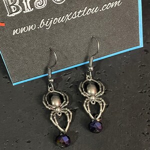 Dangle Earrings - Creepy Collection - Spiders