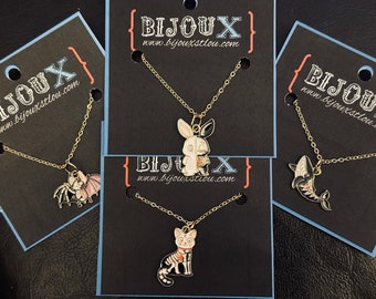 Pendant Necklaces - X-ray Animals