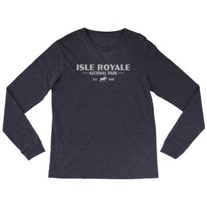 Isle Royale National Park Long Sleeve Shirt (Simplified)