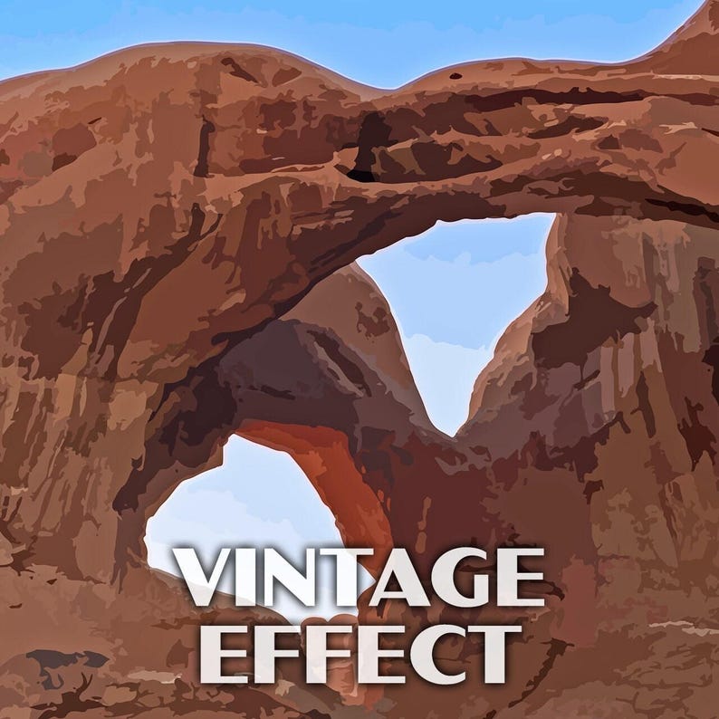 Arches National Park Poster | Vintage WPA Style Travel Poster | 8" x 10" to 24" x 36" | Made in USA | Free Shipping Bild 3