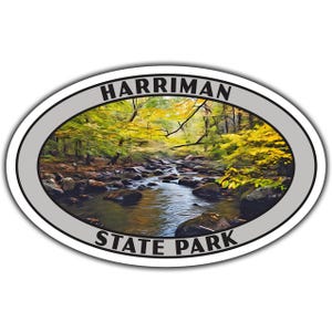 Harriman State Park Sticker | Harriman Sticker | Vinyl Sticker | 3.25&quot; x 2.1&quot; to 6.25&quot; x 4&quot; | Made in USA | Free Shipping
