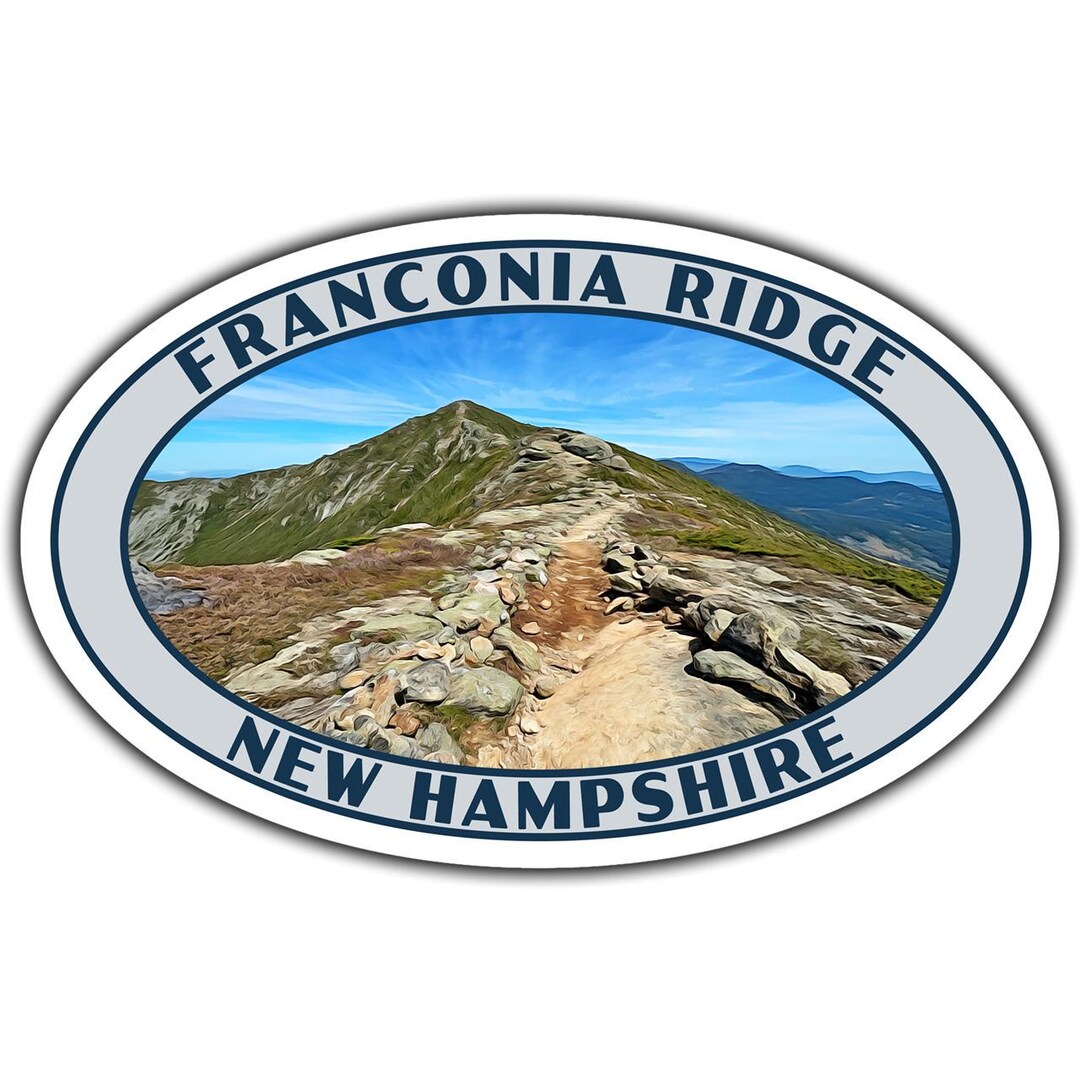 Franconia Ridge Sign Franconia Ridge Sticker | Vinyl Sticker | 3.25