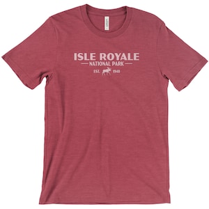 Isle Royale National Park Short Sleeve Shirt (Simplified)