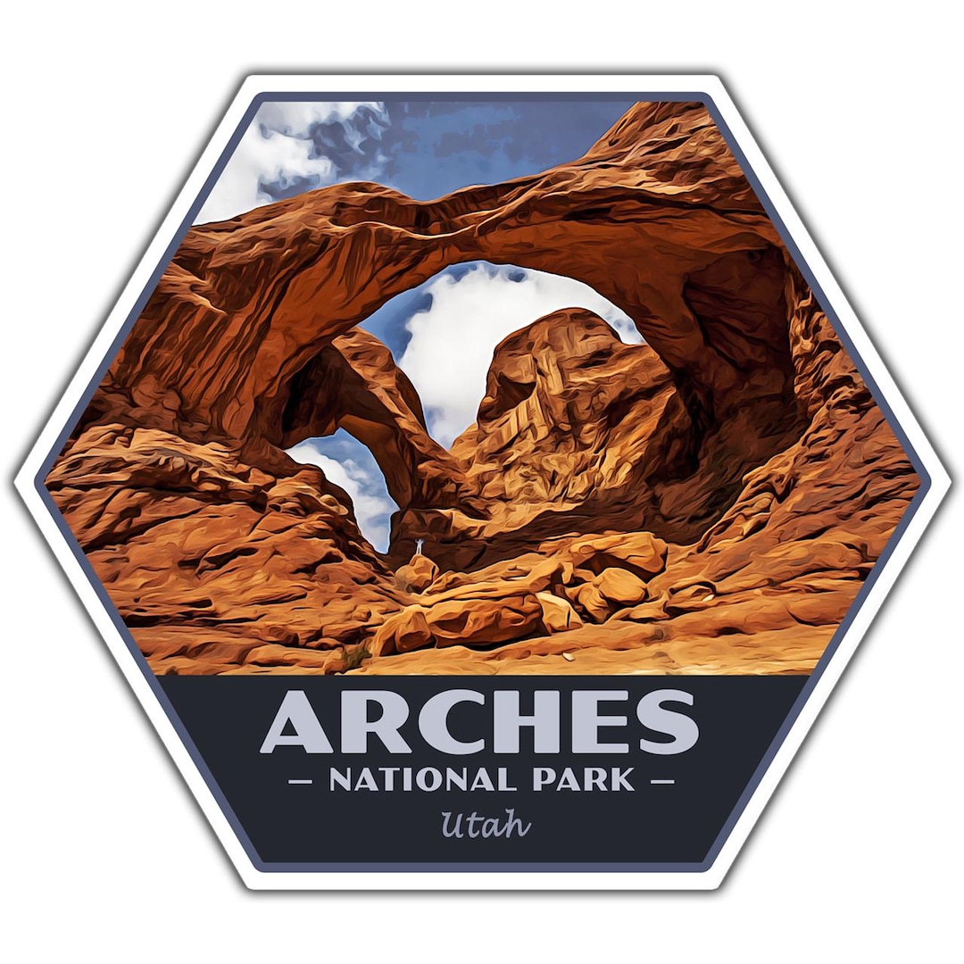 Arches National Park Sticker | Arches Sticker | Vinyl Sticker | 2.25