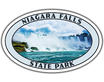 Niagara Falls State Park Sticker | Niagara Falls Sticker | Vinyl Sticker | 3.25" x 2.1" to 6.25" x 4" | Made in USA | Free Shipping