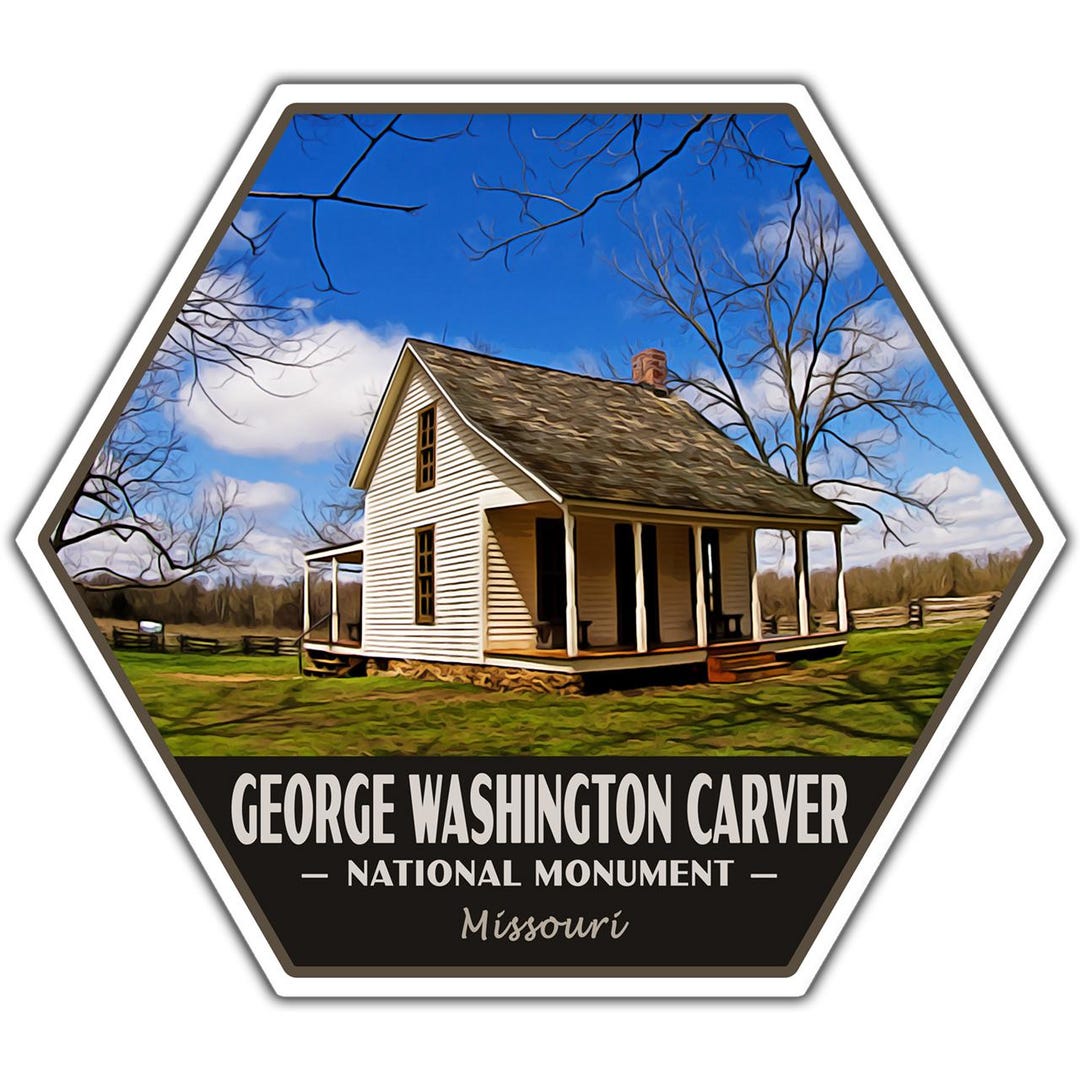 Caver Sticker George Washington Caver National Monument Sticker | Vinyl Sticker | 2. ...