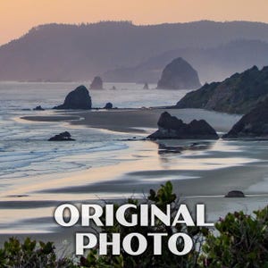 Oregon Coast Poster | Vintage WPA Style Travel Poster | 8" x 10" to 24" x 36" | Made in USA | Free Shipping image 4