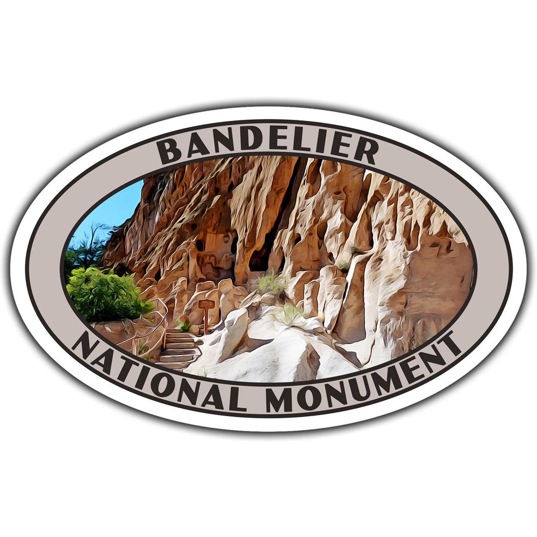 Bandelier National Monument Sticker | Bandelier Monument Sticker ...