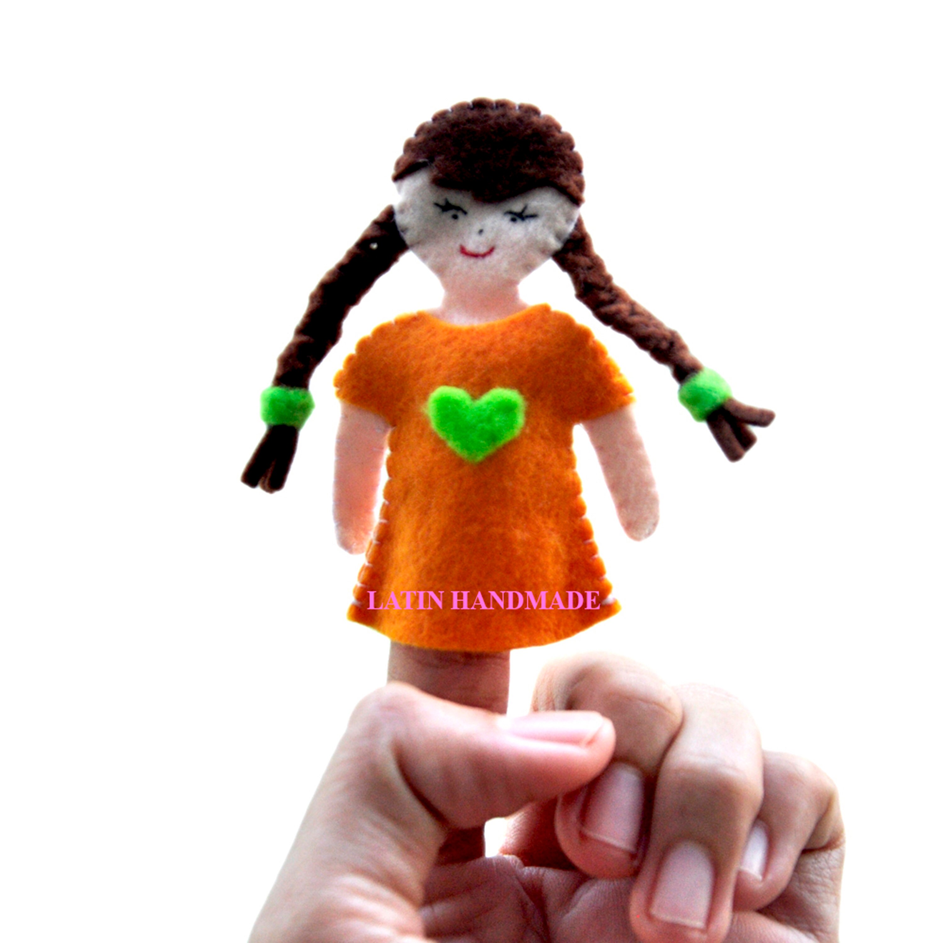Marionnettes à Doigts 7 Pièces - Ensemble Familial Éducatif Pour Apprendre Les Émotions Et Sentiments Aux Enfants