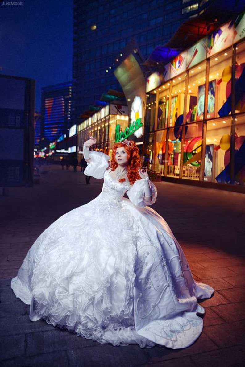 Giselle Wedding Gown Enchanted Disney Movie Etsy