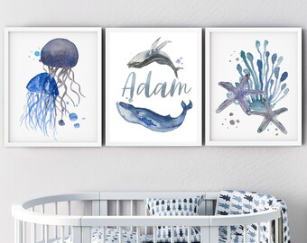 ocean themed baby nursery