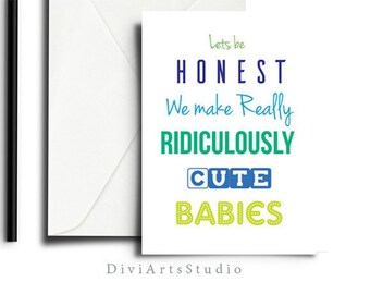 Printable Fathers day card for husband, Fathers day gift from wife, First fathers day card, 1st fathers day card