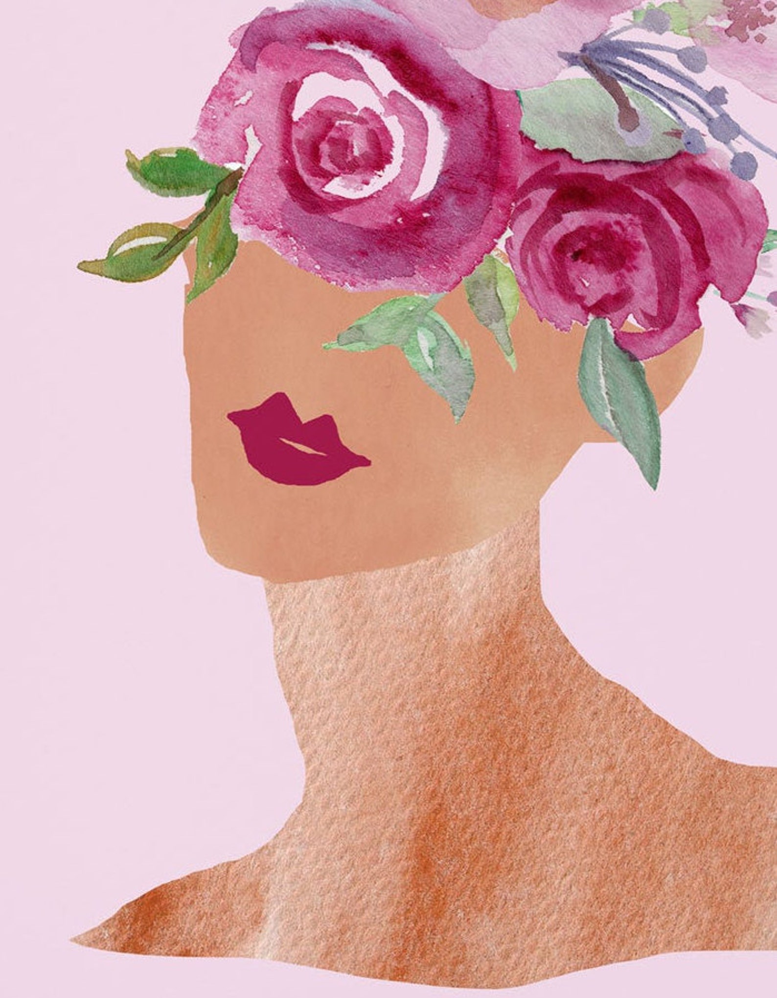 Women Art Print Pink Wall Art Feminism Poster Women Etsy Canada