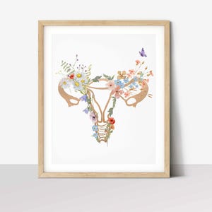 Uterus floral art