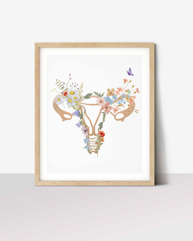 Uterus floral art